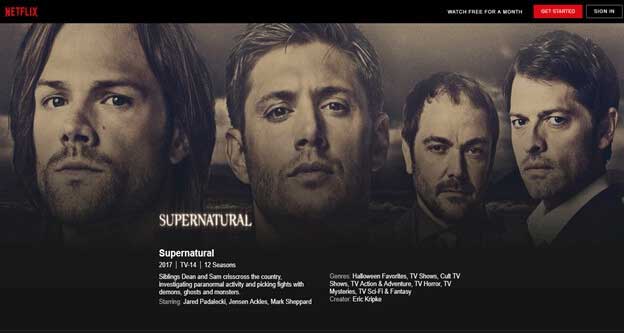 How to Watch Supernatural in Netflix