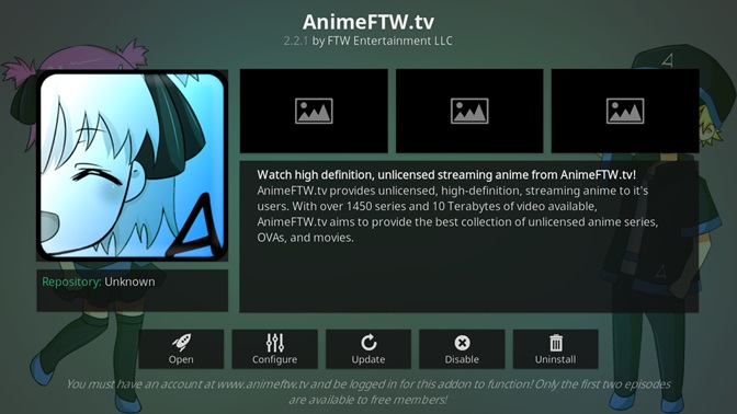 AnimeFTW.tv kodi addon