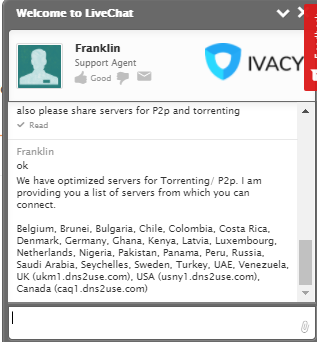 Ivacy VPN torrenting, P2P & File Sharing Review