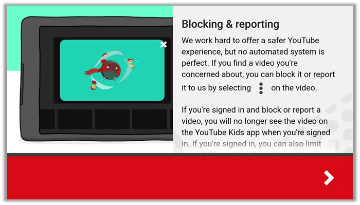 YouTube Kids Blocking and Reporting