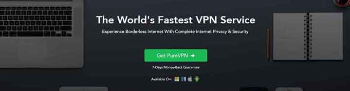 PureVPN free torrenting