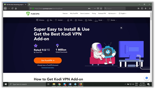 How to Setup and Install PureVPN on Kodi (1)