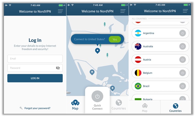 NordVPN for iPhone-in-Germany 