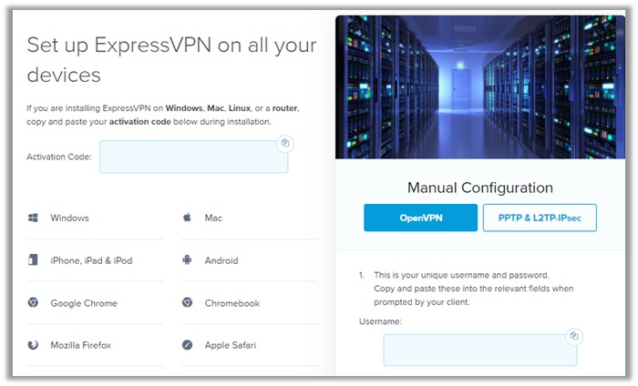 ExpressVPN Server Addresses