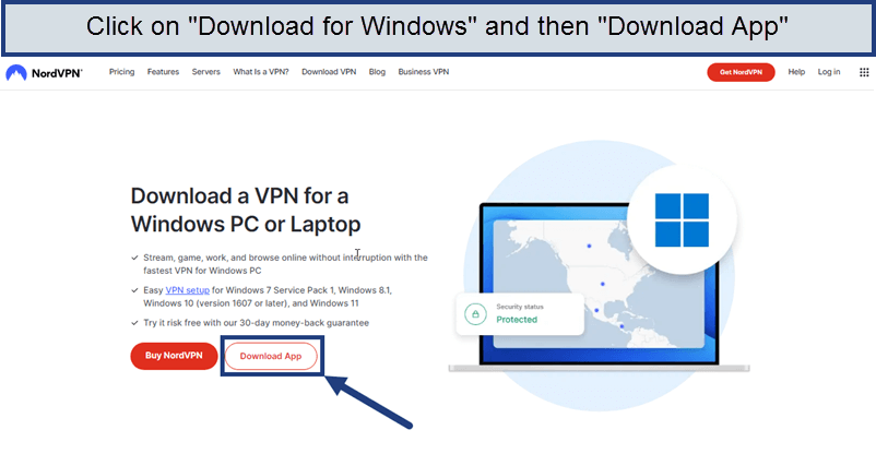 download-page-for-nordvpn-windows