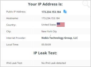 IPleak-CyberGhost