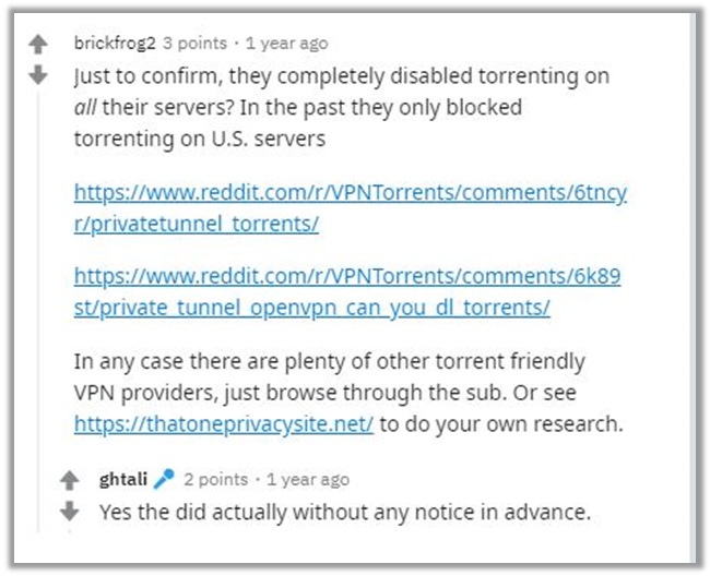 Private Tunnel VPN Reddit Review 2