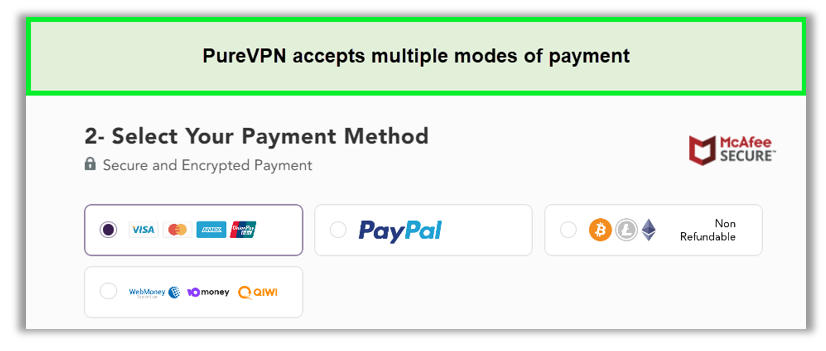 purevpn-modes-of-payment