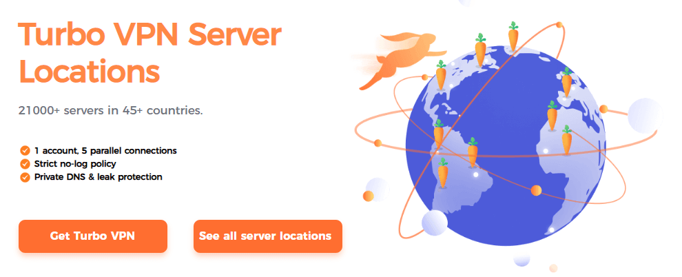 Turbo VPN servers