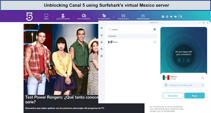 unblocking-mexican-channels-using-surfshark-bvco-For France Users
