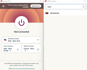 Venezuelan IP ExpressVPN