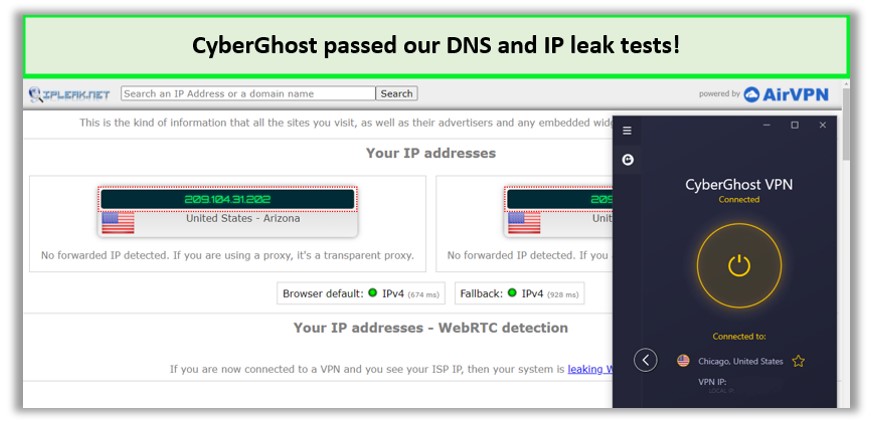 dns-ip-leak-test-results-for-cyberghost-review-uk