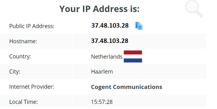 IPVanish-IP-Test-in-Netherlands