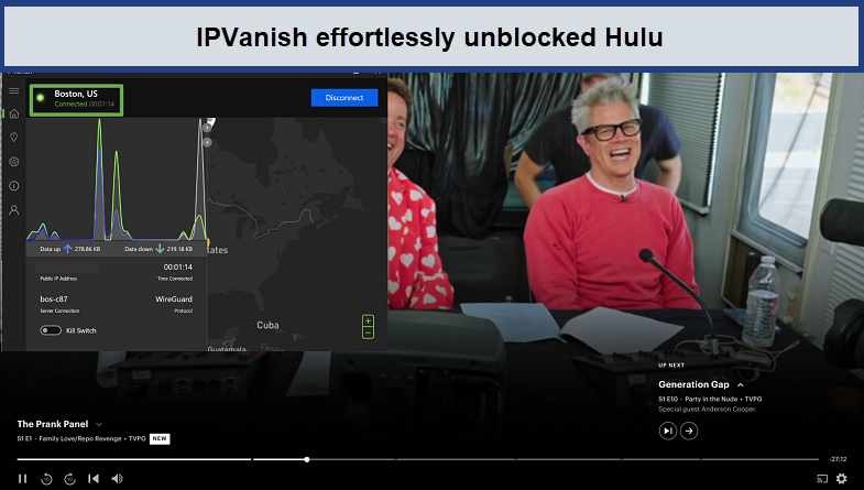 ipvanish-unblocks-Hulu-in-Netherlands