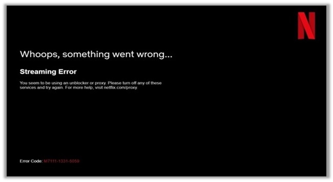 Netflix Streaming Error