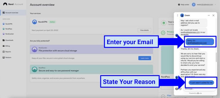 Provide-your-email-and-reason-for-cancelation-in-UAE 