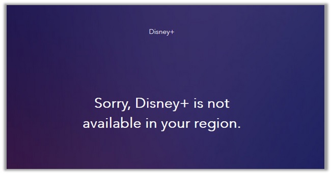 Disney+ Not Available in Your Region