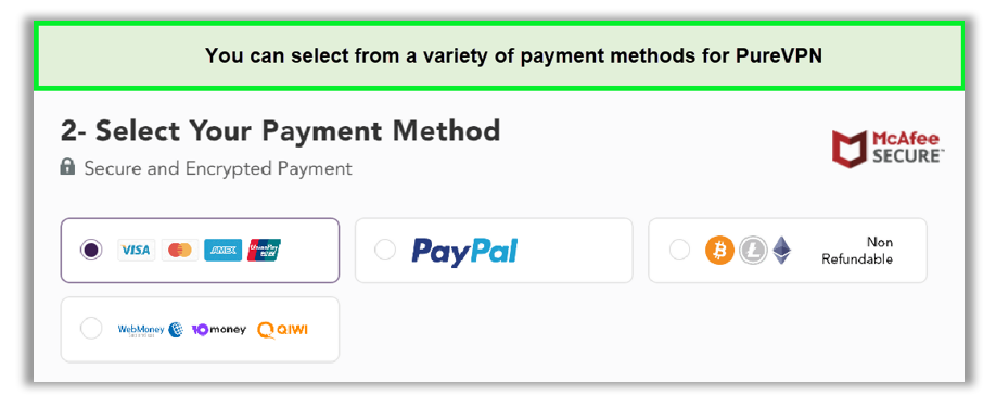 payment-methods-for-purevpn-price-in-USA