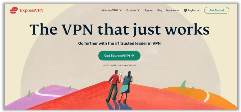 expressvpn-home-page-in-Australia 