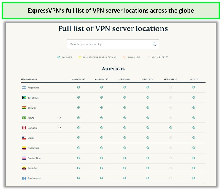 expressvpn-server-list