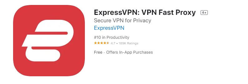 ExpressVPN for iPhone