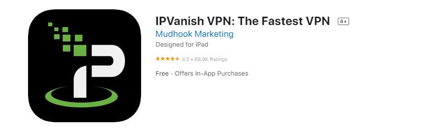 IPVanish for iPhone