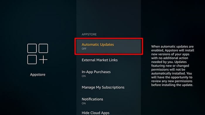 Select Automatic Updates