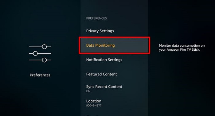 Choose Data Monitoring
