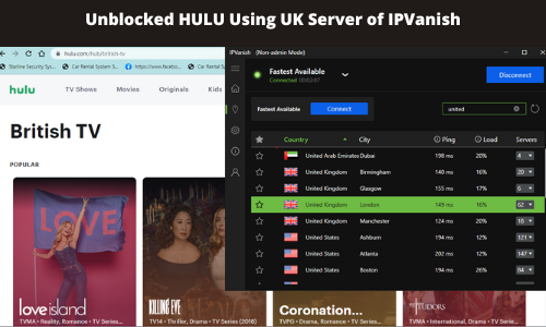 Unblocking-HULU-with-UK-IP-Address-Using-IPVanish