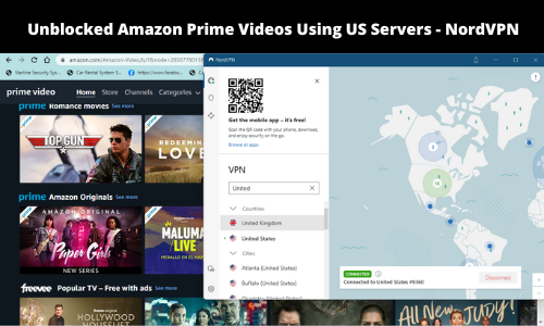 Unblocking-Amazon-Prime-Videos-with-US-Servers-using-NordVPN