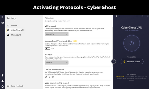 Cyberghost-protocols