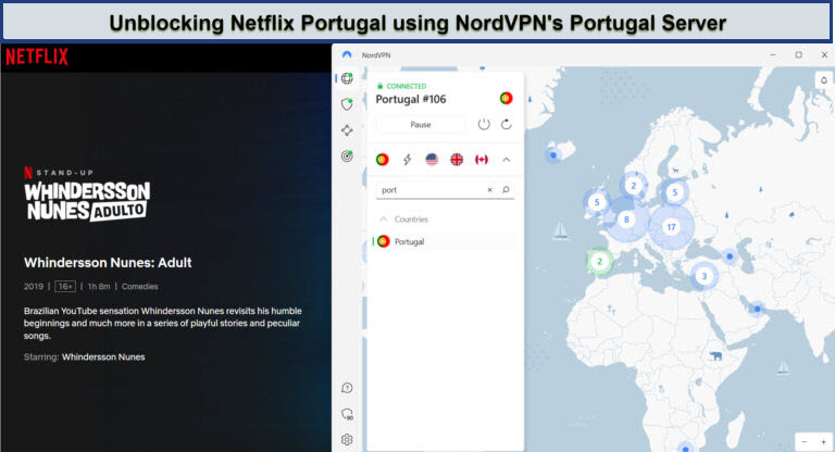 NordVPN-Netflix-portugal-BVCO-For Singaporean Users