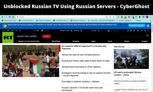 cyberghost-unblocks-russiantv