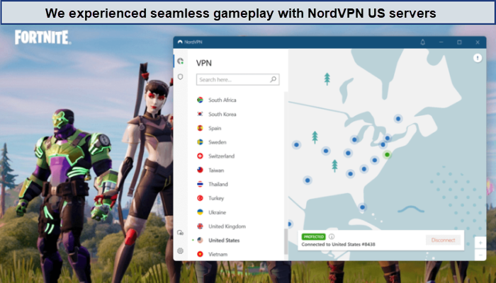 fortnite-gameplay-with-nordvpn-in-South Korea