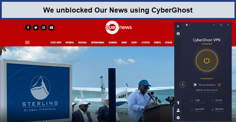 Cyberghost-unblocks-Ournews-in-New Zealand