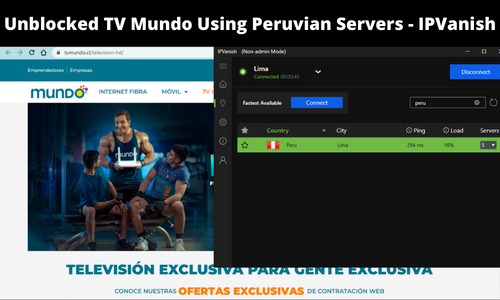 Unblocking-TV-Mundo-Using-IPVanish-in-Australia