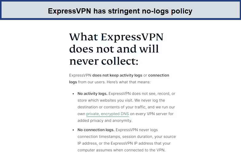 expressvpn-review-in-Australia-no-logs policy