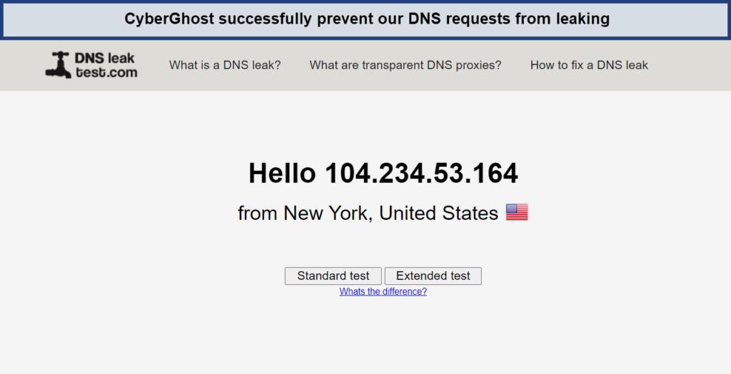 CyberGhost-DNS-requests-For American Users