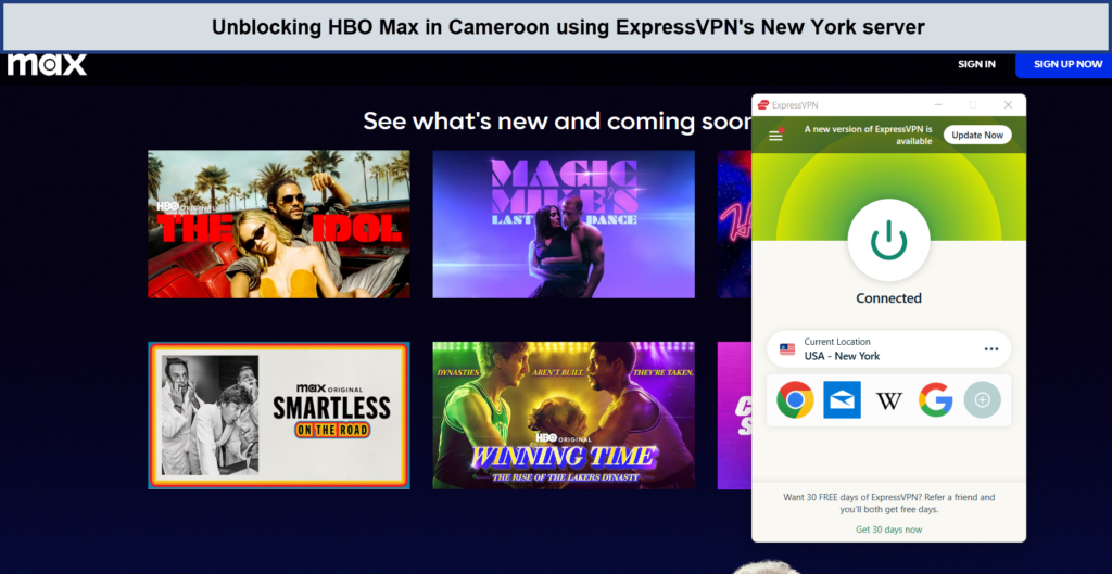 Hbo-max-in-cameroon-with-expressvpn-For Hong Kong Users