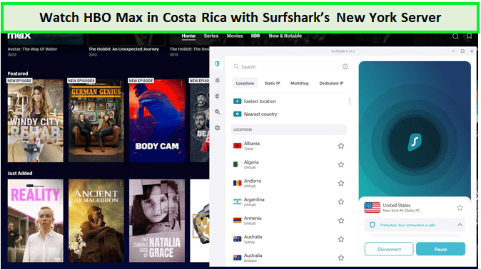 Watch-HBO-Max-in-Costa-Rica-with-Surfshark