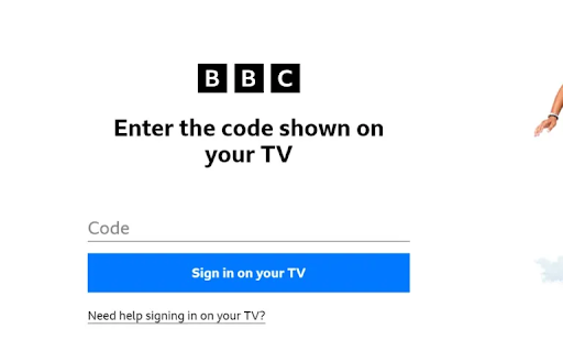 bbc-iplayer-activation-code-screen-to-signin-on-your-tv-in-Germany
