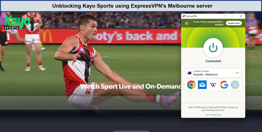 expressvpn-unblocking-kayo-sports-in-UK