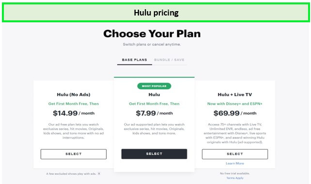 hulu-pricing-in-Australia