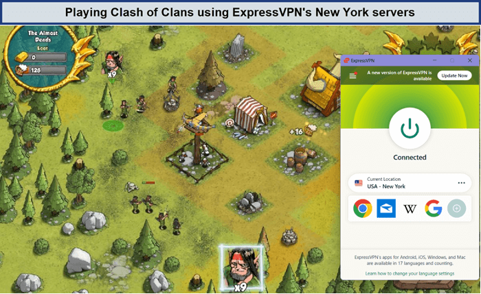 play-clash-of-clans-in USA-with-expressvpn