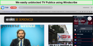unblock-tv-publica-windscribe-For Indian Users