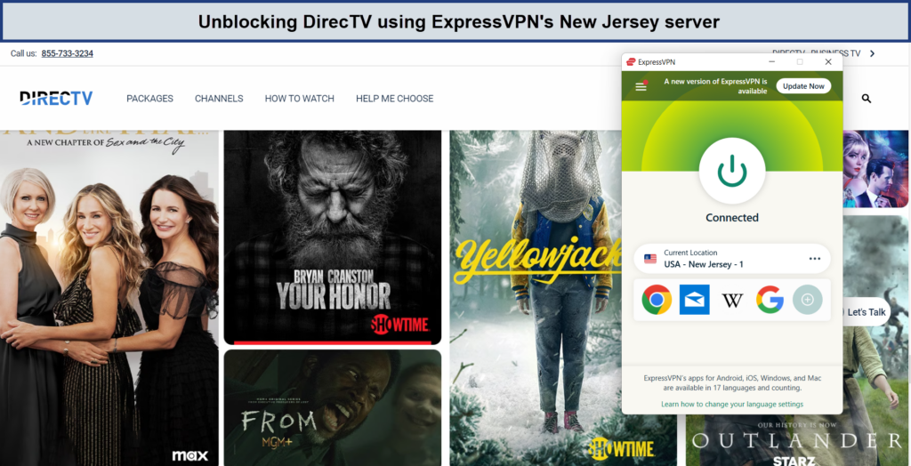 unblocking-Directv-with-expressvpn-in-UK