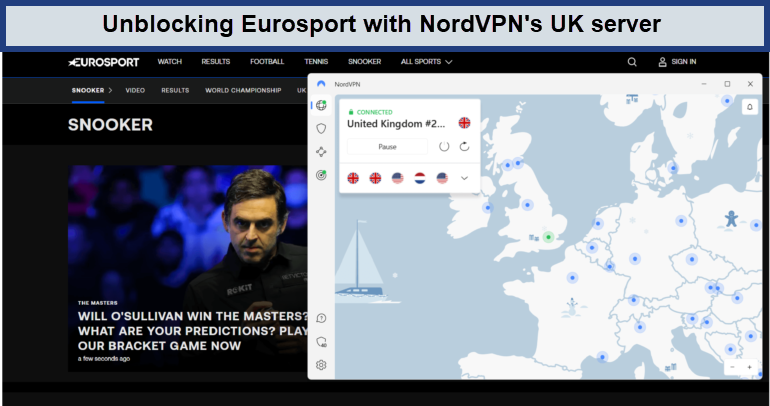 eurosport-unblocked-with-nordvpn-in-India