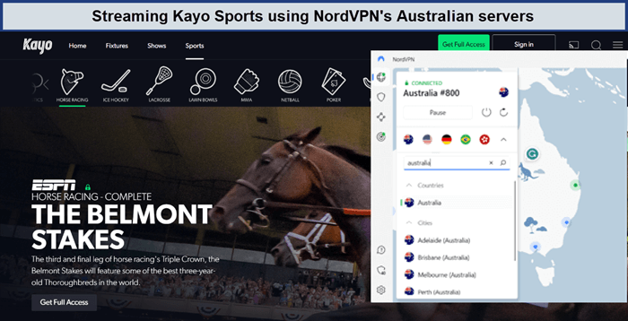 kayo-sports-outside-Australia-by-nordvpn