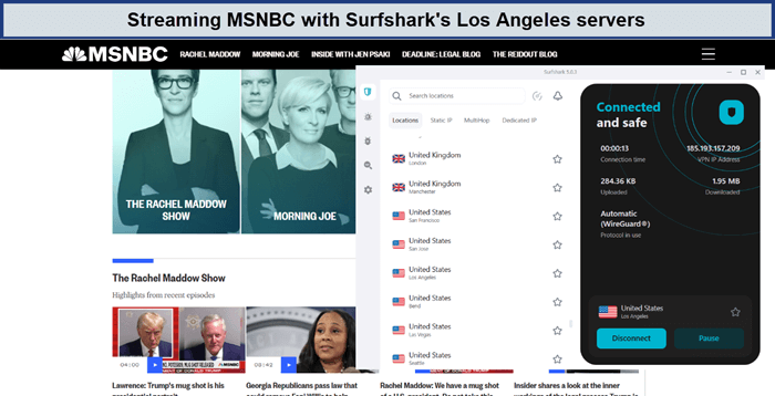msnbc-outside-USA-unblocked-by-surfshark