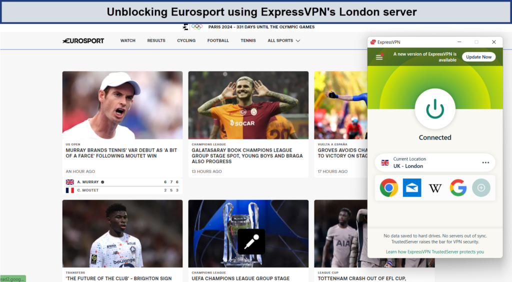 unblocking-eurosport-with-expressvpn-in-India